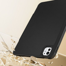 „Dux Ducis Vers iPad Pro 13“ (2024 / 2025) dėklas su stovu ir „Apple Pencil“ laikikliu – juodas