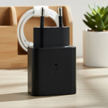 „Samsung EP-P2900TBE“ 25 W belaidis įkroviklis su 45 W adapteriu – pilkas