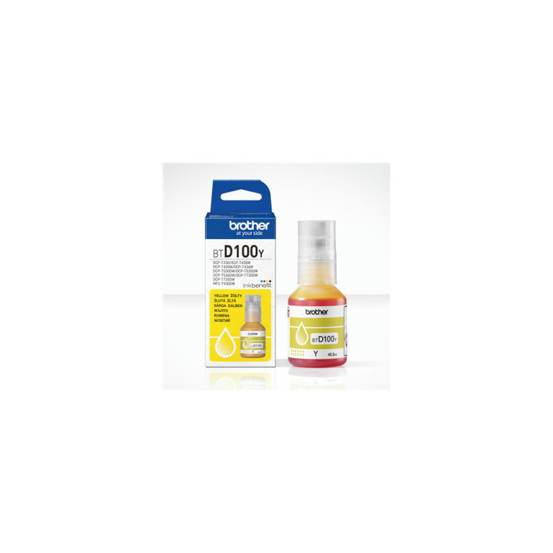 OEM ink Brother BTD100 Y