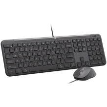 LOGITECH WIRED COMBO MK620 FOR BUSINESS - GRAPHITE - PAN - USB - NORDIC-613 - USB-C MK620B