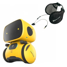 PNI Robo One interactive intelligent robot package, voice control, touch buttons, yellow + Midland Subzero Headphones Co