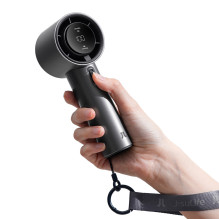 Jisulife Handheld Fan Pro1 S 5000mAh FA53PRO Mini Blower Portable USB Metal Fan - Dark Gray