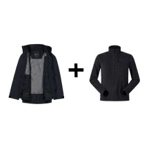Berghaus Hillwalker IA Shell Jacket, size M, black + Berghaus Prism PT HZ Sweatshirt, size M, black Berghaus Hillwalker IA Shell Jacket, size M, black + Berghaus Prism PT HZ Sweatshirt, size M, black