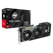 Graphics Card - ASRock Radeon RX 9070 XT 16GB GDDR6 2970MHz 4 Displays Black