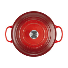 Virtuvės Indai - Le Creuset Signature Keptuvė 24cm Apvalus Vyšninės Raudonos spalvos