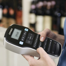 DYMO LabelManager 160 etikečių spausdintuvo pradinis rinkinys su 3 D1 etikečių juostos ritinėliais, nešiojamas etikečių 