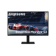 LCD monitorius, SAMSUNG, Essential Monitor S3, 24', Panel IPS, 1920x1080, 16:9, 100Hz, 5 ms, LS24D300GAUXEN