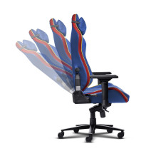 Trust GXT 721SM Ruya Pro Universal gaming chair Padded seat Blue, Red
