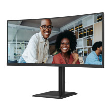 LCD Monitor, AOC, 34 ", 3440 x 1440 pixels, UltraWide Quad HD, Native aspect ratio 21:9, LCD, Curved, CU34E4CV