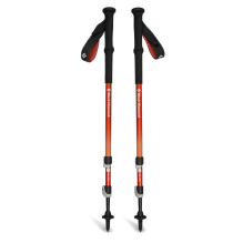 Hiking Poles - Black Diamond Trail Back 3-Section Adjustable Orange / Black