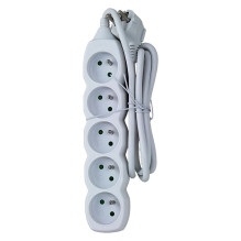 Esperanza ELK207W power extension 1.5 m 5 AC outlet(s) Indoor White Esperanza ELK207W power extension 1.5 m 5 AC outlet(s) Indoor White