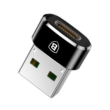 Adapter Baseus Type-C to USB-A black CAAOTG-01