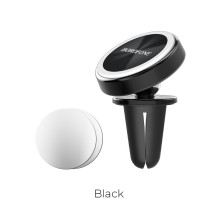 Car phone holder Borofone BH6, mounted on the ventilation grille, magnetic, black