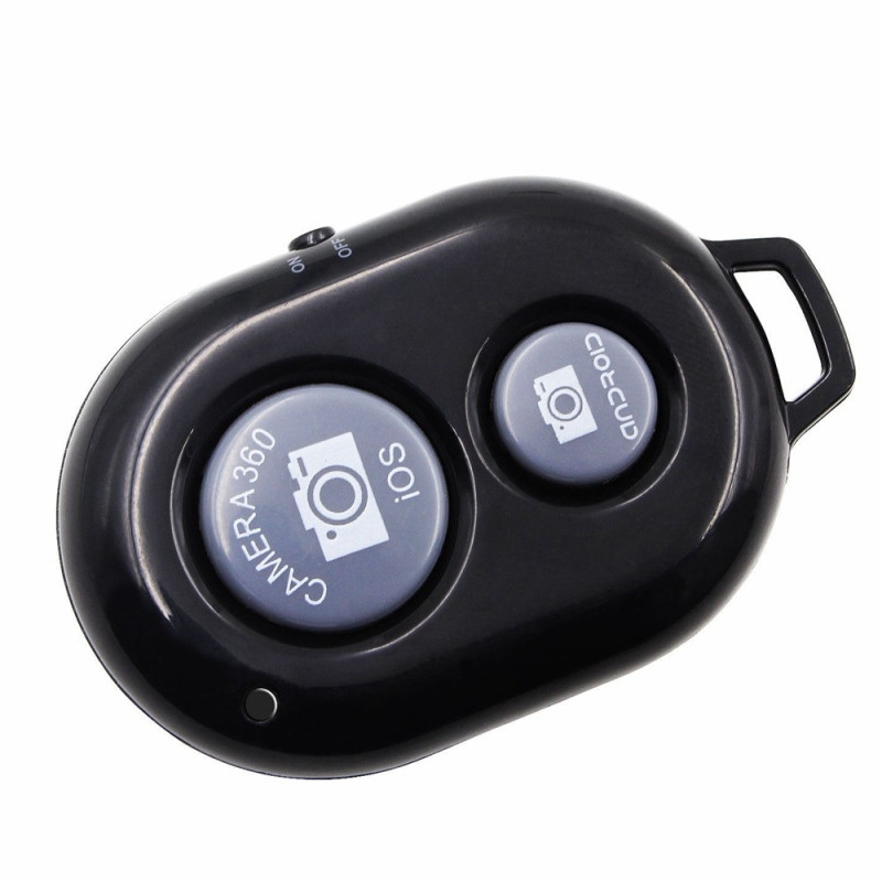 Bluetooth photo engraving remote control black