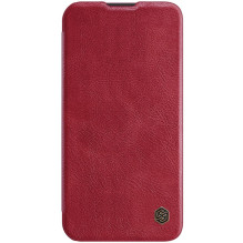 Dėklas Nillkin Qin Pro Leather Apple iPhone 14 Plus raudonas Dėklas Nillkin Qin Pro Leather Apple iPhone 14 Plus raudonas