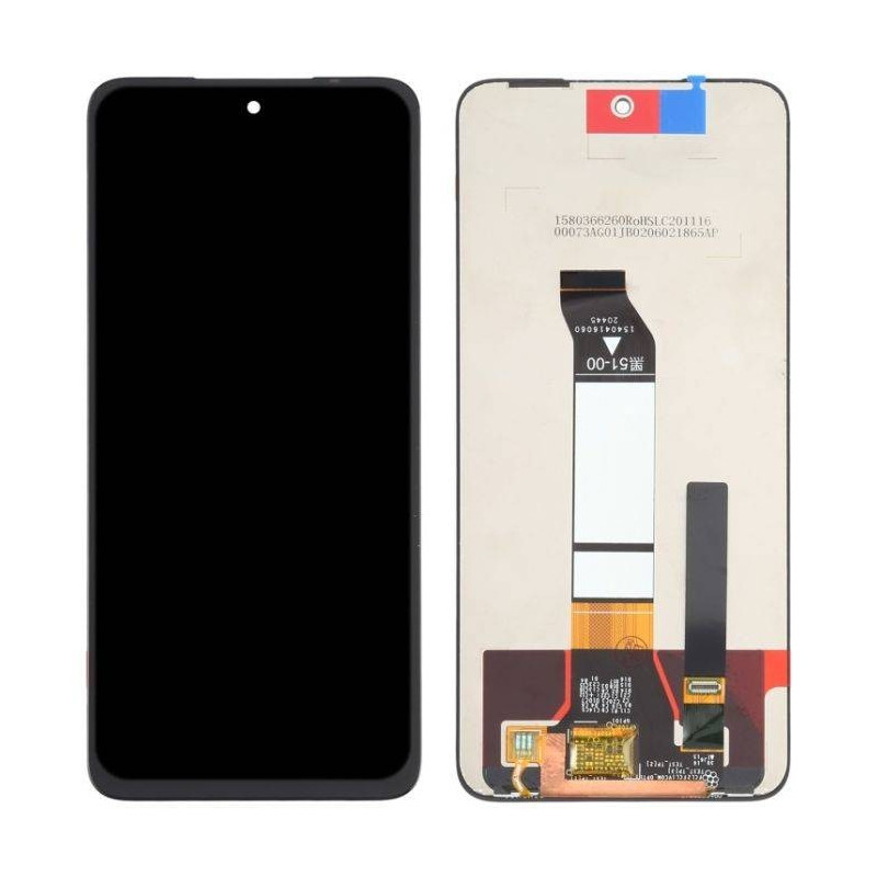 Ekranas Xiaomi Redmi Note 10 5G / Redmi Note 10T 5G / Poco M3 Pro 4G / 5G su lietimui jautriu stikliuku juodas ORG