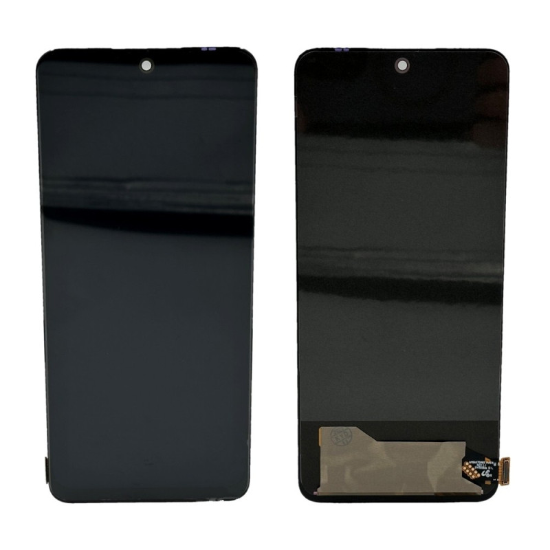 Ekranas Xiaomi Redmi Note 12 / Note 12 4G / Note 12 5G / Poco X5 5G su lietimui jautriu stikliuku juodas OLED