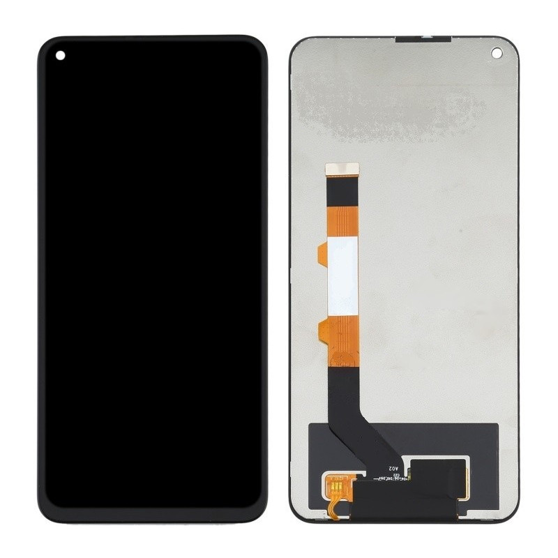 Ekranas Xiaomi Redmi Note 9T 5G su lietimui jautriu stikliuku juodas ORG