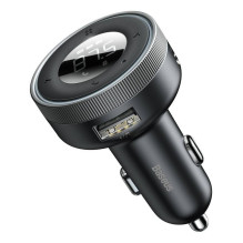 Transmitter Baseus Enjoy Bluetooth MP3 player / FM modulator (hands-free, LCD, 2xUSB Wireless 5.0+5V / 3.4A charger) bla