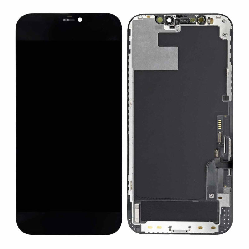 Ekranas Apple iPhone 12 / 12 Pro su lietimui jautriu stikliuku GX hard OLED (removable IC)
