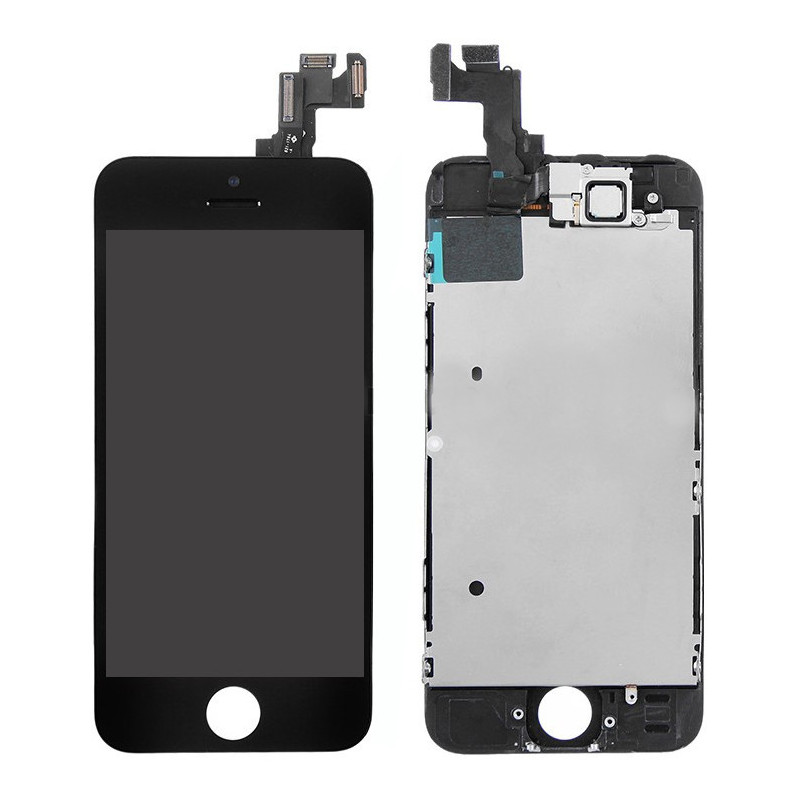 Ekranas Apple iPhone 5S / SE su lietimui jautriu stikliuku juodas Tianma