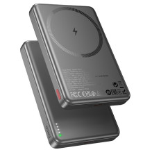 Išorinė baterija Power Bank Hoco Q26A PD20W MagSafe 10000mAh juoda