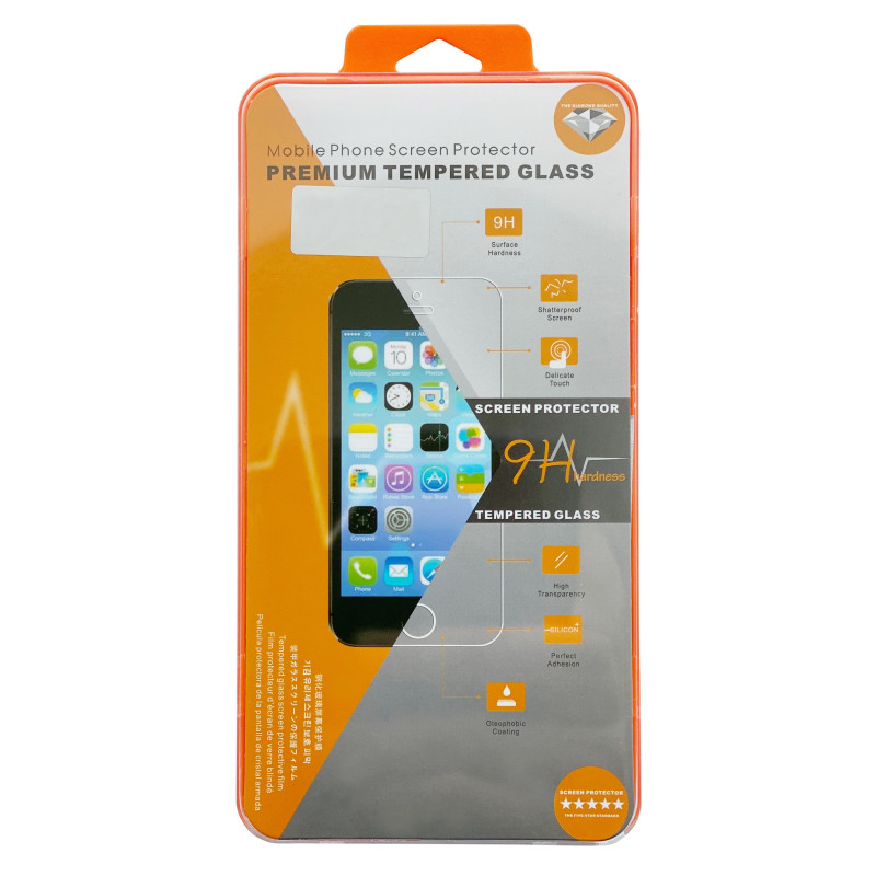 LCD protective glass Orange Apple iPhone 14
