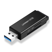 Memory card reader Ugreen CM104 USB-A 3.0 to TF / SD (40752) black