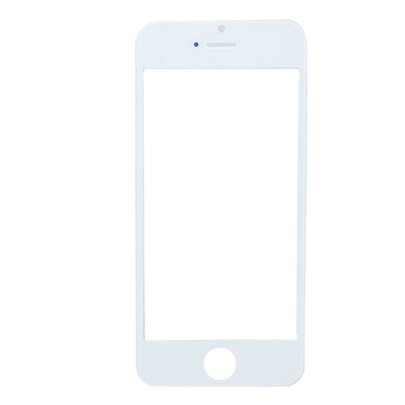 LCD glass Apple iPhone 5 with frame and OCA white ORG