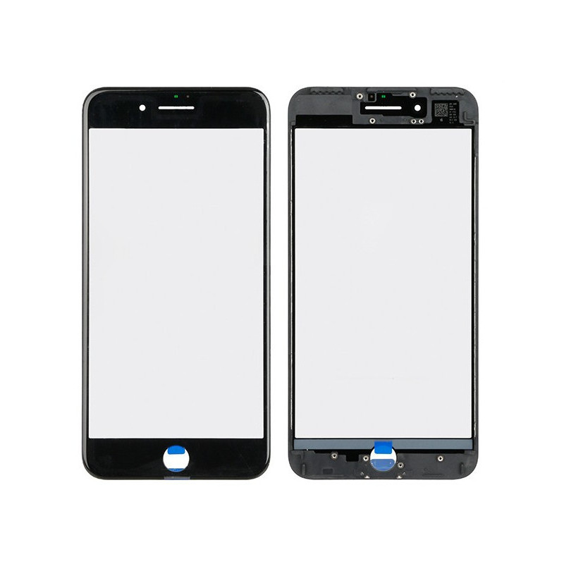 LCD glass Apple iPhone 7 Plus with frame and OCA black V2 ORG