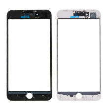 LCD glass Apple iPhone 8 Plus with frame and OCA white V3