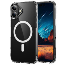 Perfectionists Clear Mag Case for Apple iPhone 16 Plus transparent