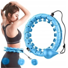Massaging gymnastics hoop Smart Hula Hoop HHP002 blue