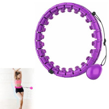 Massaging gymnastics hoop Smart Hula Hoop M2 purple