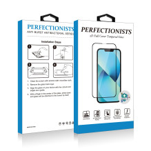 LCD protective glass 5D Perfectionists Apple iPhone 13 / 13 Pro / 14 / 16e / 17e curved black