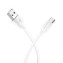 USB cable Borofone BX19 USB-A to USB-C 1.0m white