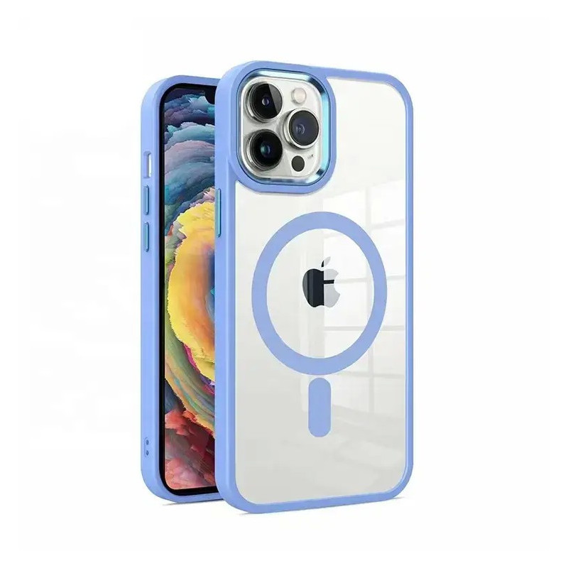 Dėklas Premium Mag Cover Apple iPhone 15 Plus alyvinis