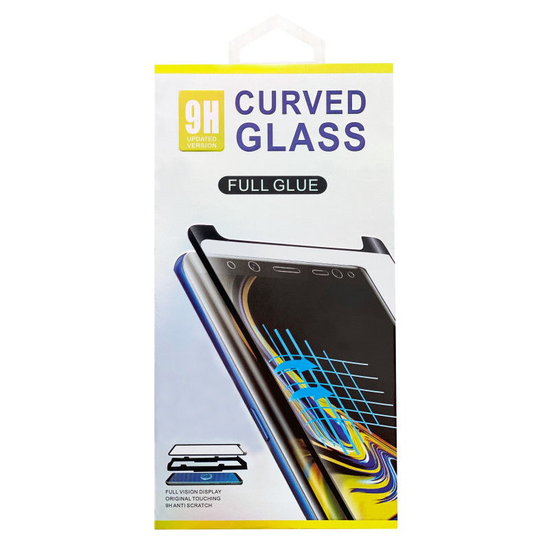 LCD apsauginis stikliukas 9D Curved Full Glue skirtas Xiaomi Redmi Note 14 Pro 5G / Poco X7 juodas