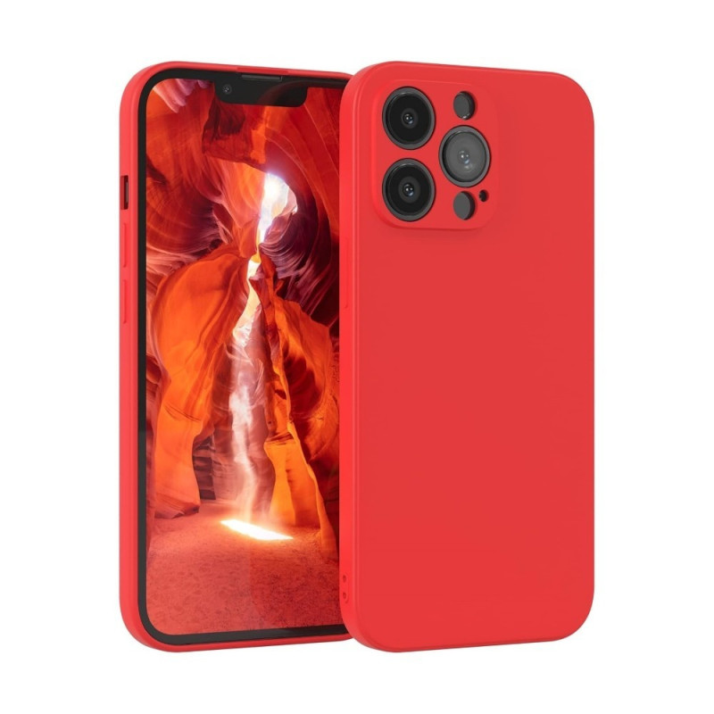 Case Liquid Silicone 1.5mm Xiaomi Poco F7 Pro red
