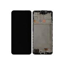 Screen Samsung A166 A16 5G with touch screen and frame original Black (service pack)