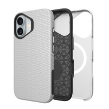 Dėklas Perfectionists Triangle Mag Case Apple iPhone 11 sidabrinis