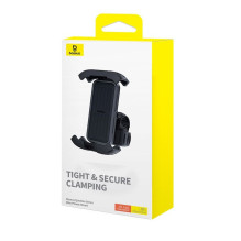 Telefono laikiklis dviračiui Baseus QuickGo Series Bike Phone Mount Cluster juodas C40561500113-00