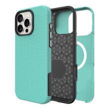 Perfectionists Triangle Mag Case Apple iPhone 15 Pro green