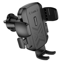 Automobilinis telefono laikiklis Hoco H64 (air vent) juodas