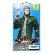 LCD apsauginis stikliukas 5D Mr. Monkey Glass (Strong Matte) Apple iPhone 16 Pro juodas