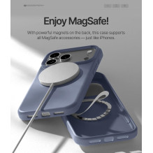 Mercury Pure Magsafe Silicon Case for Apple iPhone 17 Pro Max lavender gray