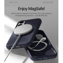 Mercury Pure Magsafe Silicon Case Apple iPhone 17 dark blue