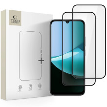 LCD screen protector Tech-Protect Glass Fit+ 2-Pack Xiaomi Redmi 15C 4G black LCD screen protector Tech-Protect Glass Fit+ 2-Pack Xiaomi Redmi 15C 4G black