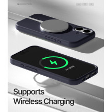 Mercury Pure Magsafe Silicon Case Apple iPhone 17 dark blue