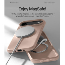 Mercury Pure Magsafe Silicon Case Apple iPhone Air rose gold
